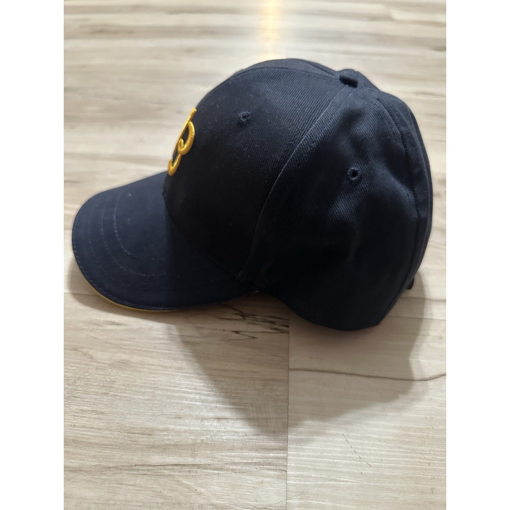 Breitling 1884 Promotional Baseball Cap W/ Leather Strap (Navy / Gold) One Size - Picture 2 of 7